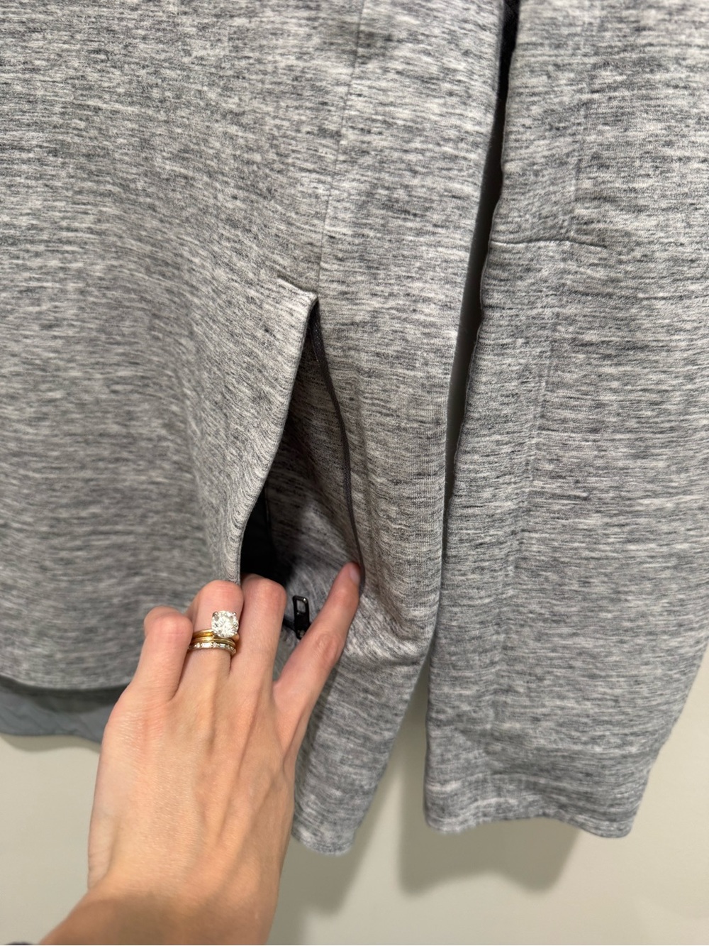Lululemon Heathered Gray Running Pullover Long Sleeve Small - Picture 4 of 12
